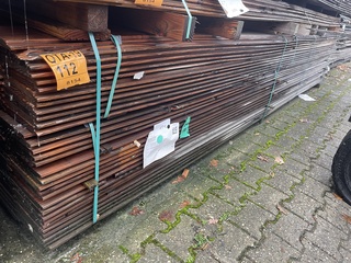 Ca. 117x Douglas wisselsponning, 18x190mm, lengte 400cm